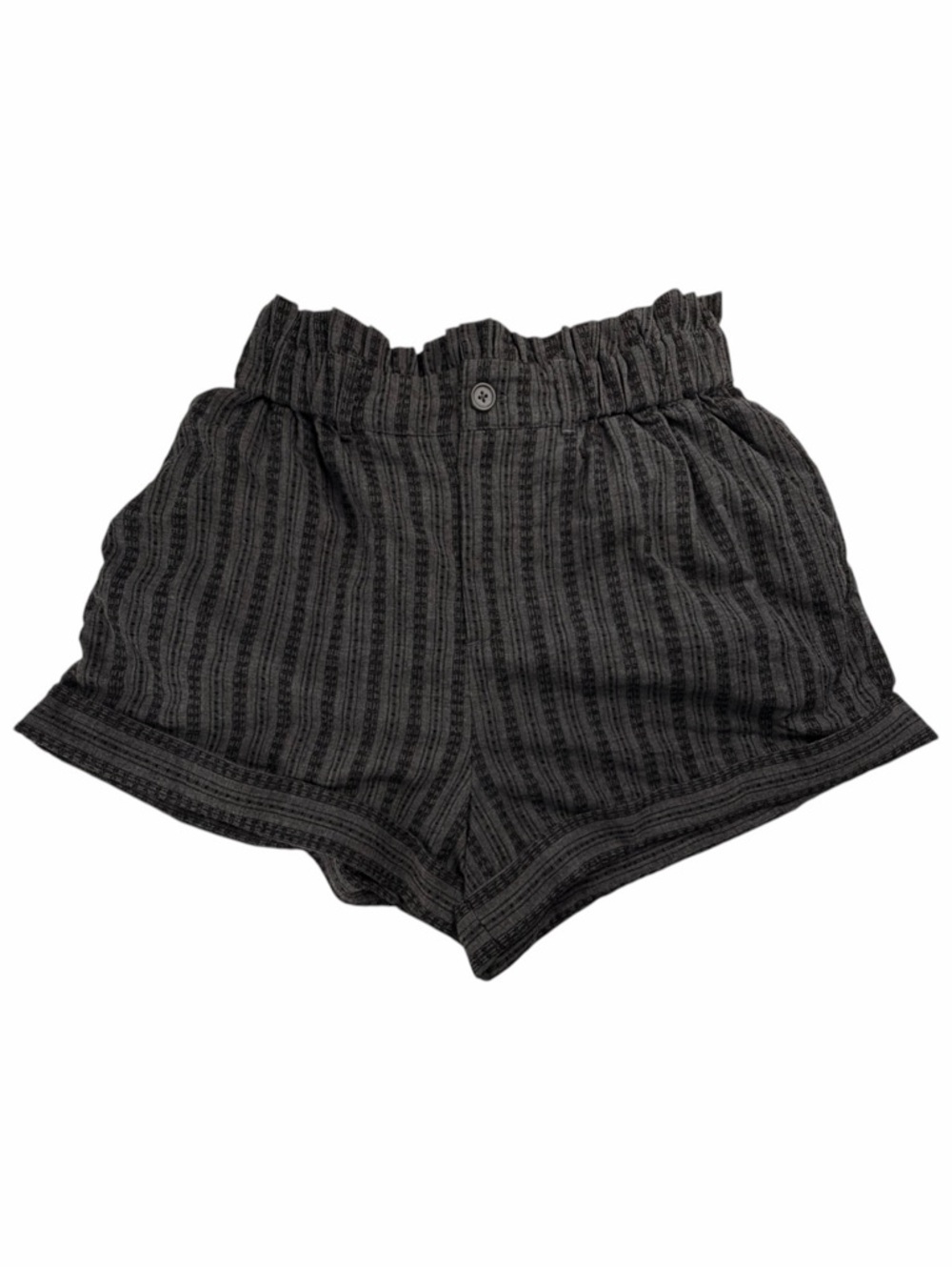 Majorelle Women’s Black Lined Paperbag High-Waisted Shorts Size Small